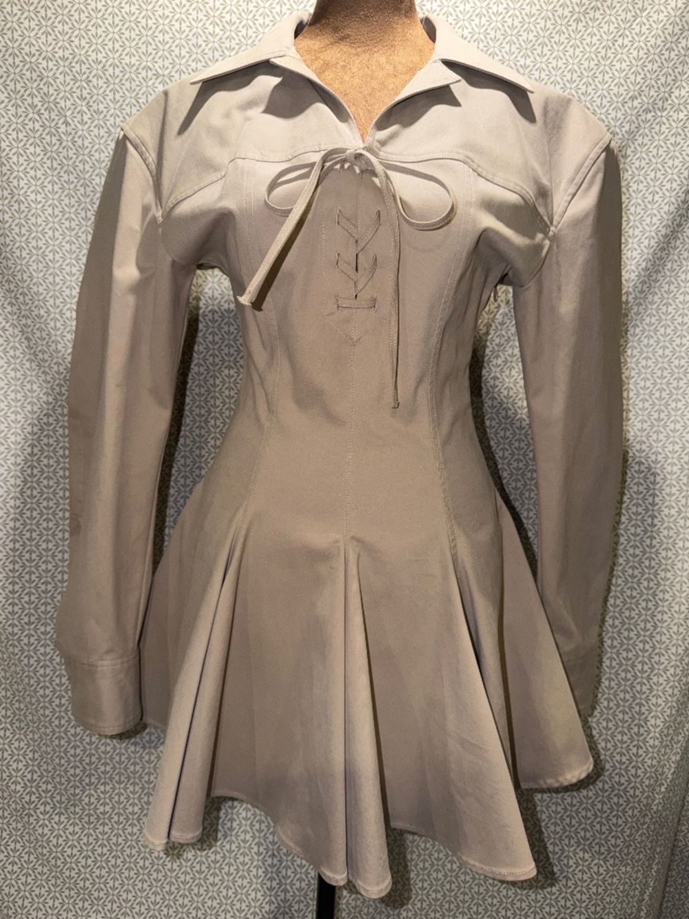 Broad Shoulder Dress